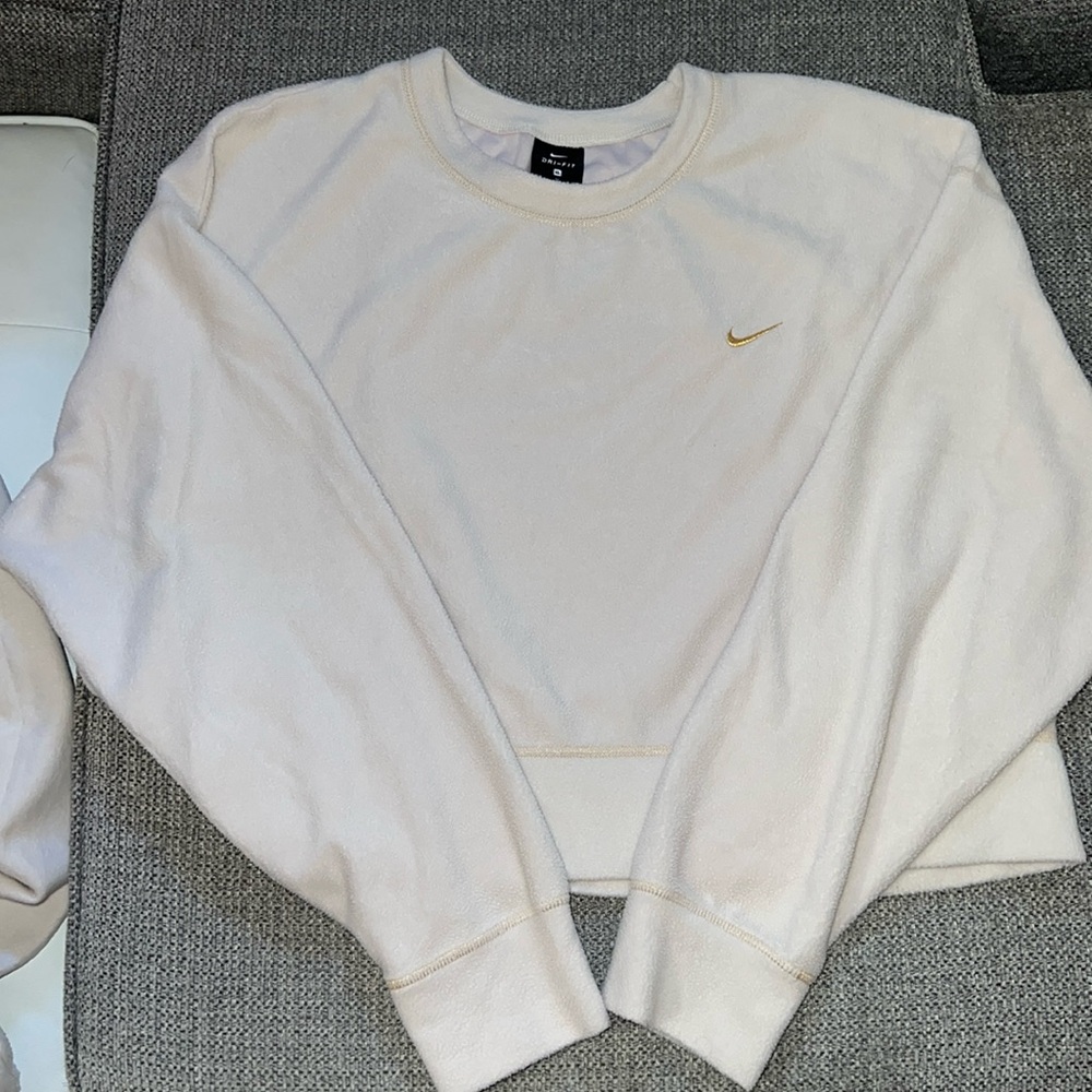 Nike Women’s Cropped Cream Sweatshirt